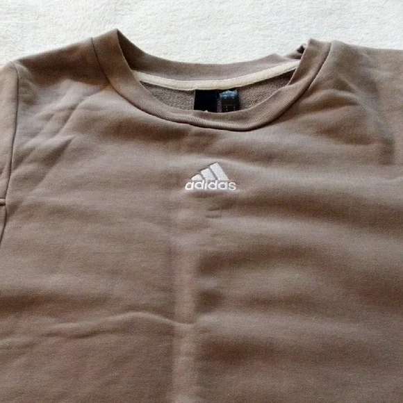 ADIDAS Tan Sweatshirt and Joggers Matching Set MENS MEDIUM